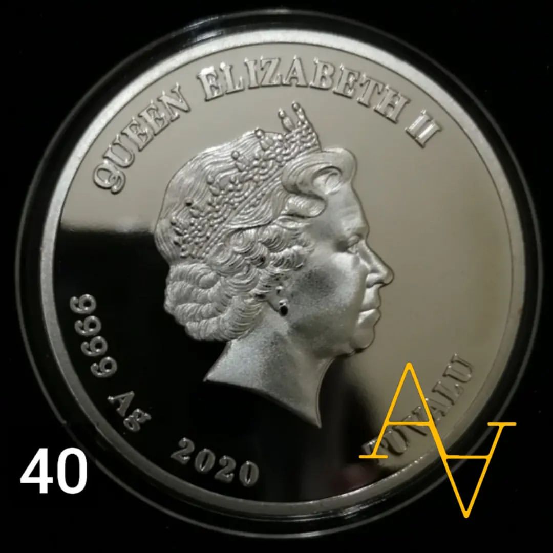 سکه ی یادبود ملکه الیزابت کد : 40