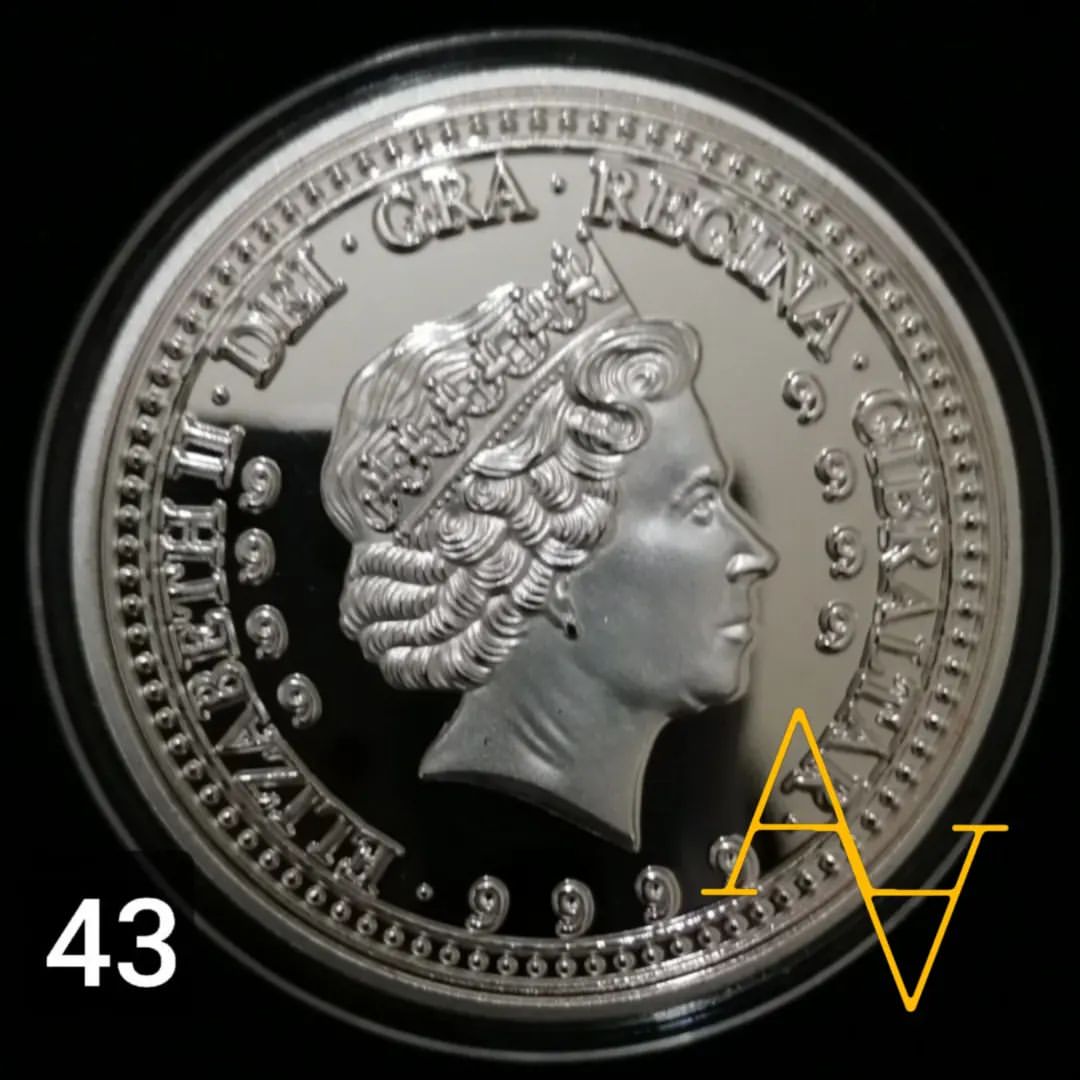 سکه ی یادبود ملکه الیزابت  کد : 43